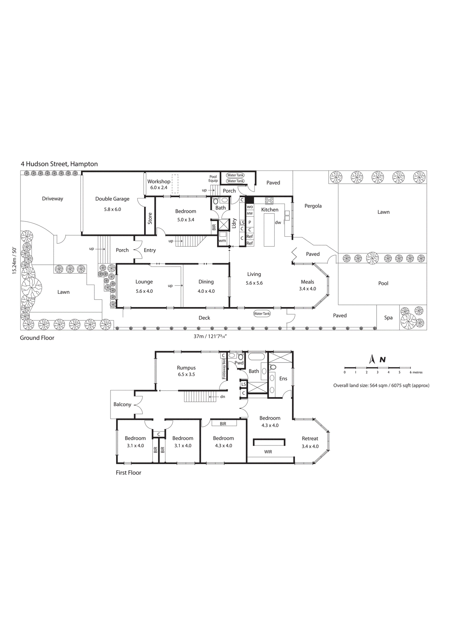 4 Hudson Street, Hampton - Floorplan